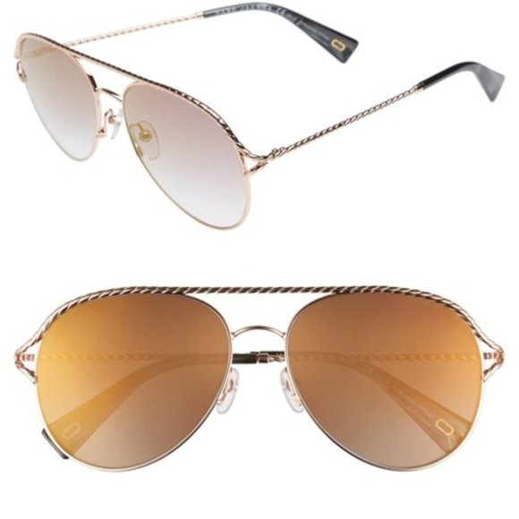 THE MARC JACOBS Aviator Sunglasses main image 5